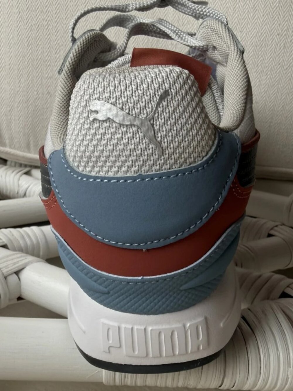 Puma Men's R78 Retro Running Sneakers Grey Blue 404025-07 Size US 10 NWT - Picture 4 of 16